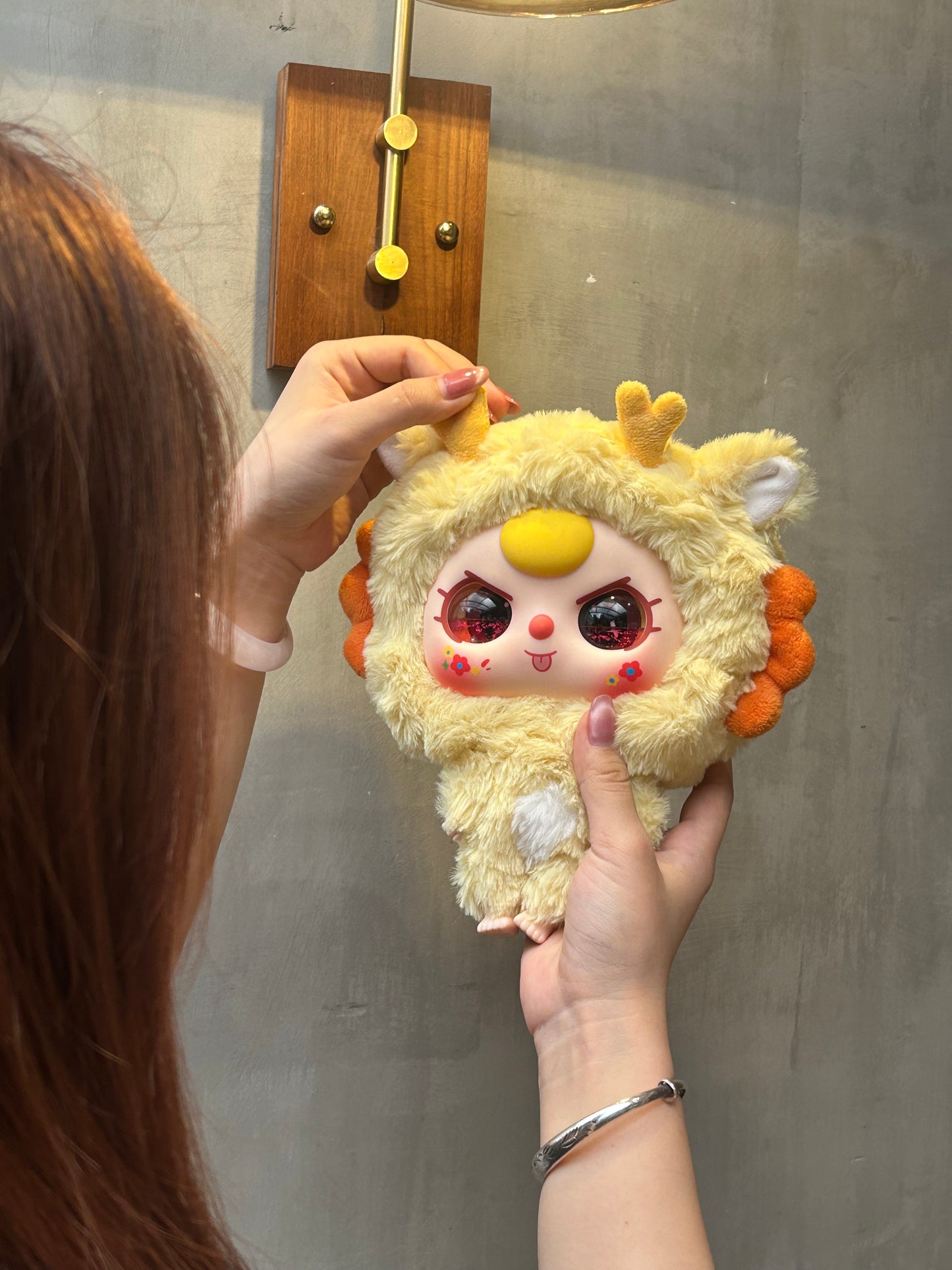 Baby Three Big Head Baby Zipper Bag Plush Series Blind Box