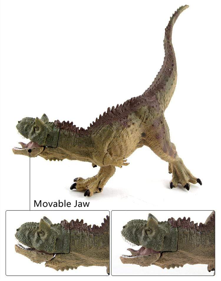 11" Realistic Carnotaurus Dinosaur Solid Action Figure Model Toy Decor