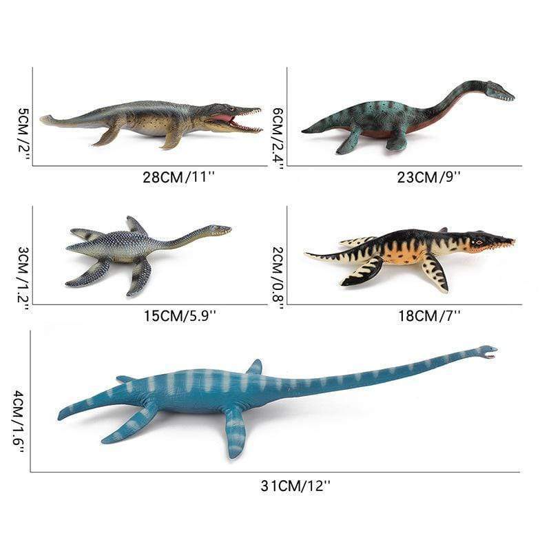 11"  Realistic Sea Ocean Series Dinosaur Solid Action Figure Mosasaurus Model Toy Decor