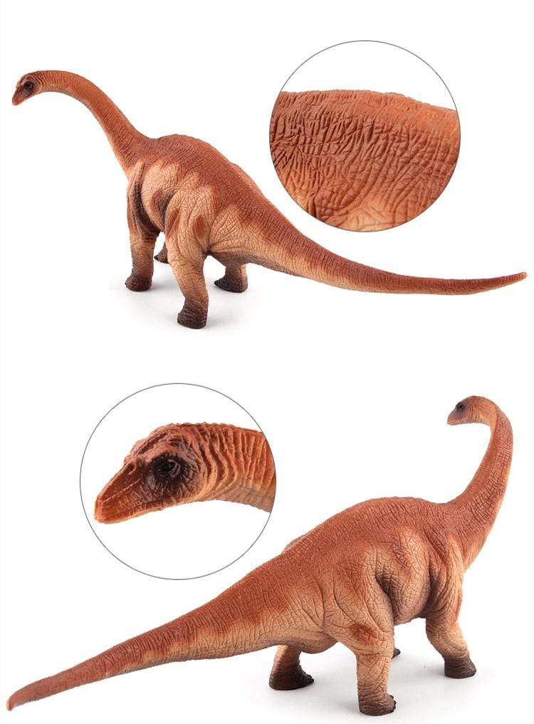 11" Realistic Brontosaurus Dinosaur Solid Action Figure Model Toy Decor