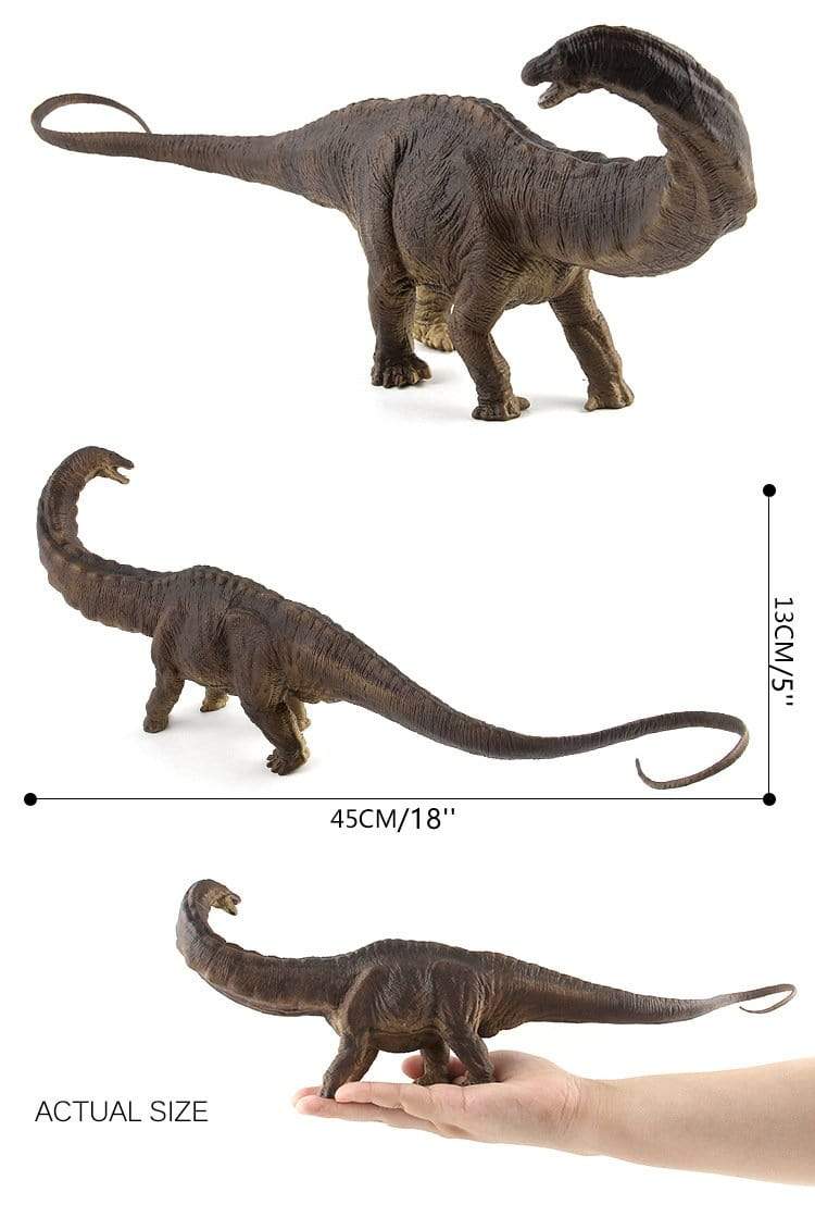 18‘’ Realistic Apatosaurus Dinosaur Solid Action Figure Model Toy Decor