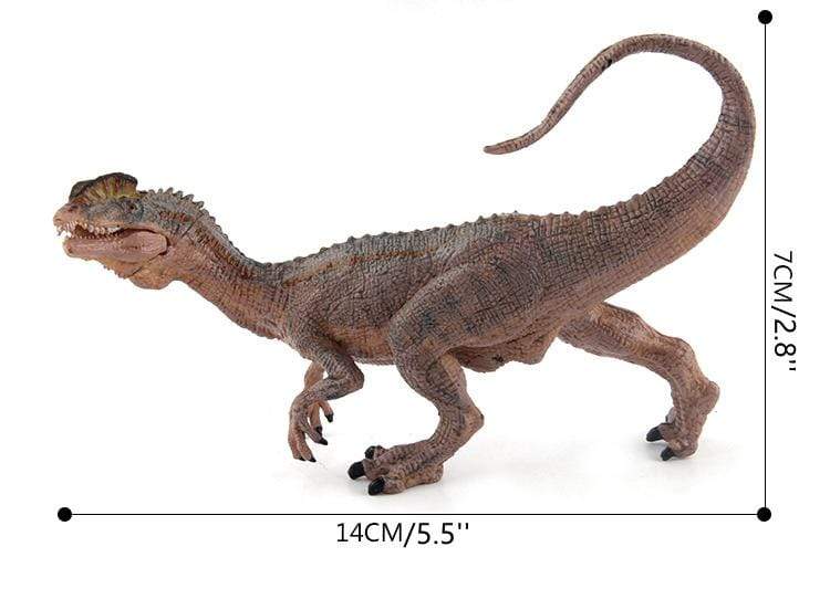 6‘’ Realistic Dilophosaurus Dinosaur Solid Action Figure Model Toy Decor