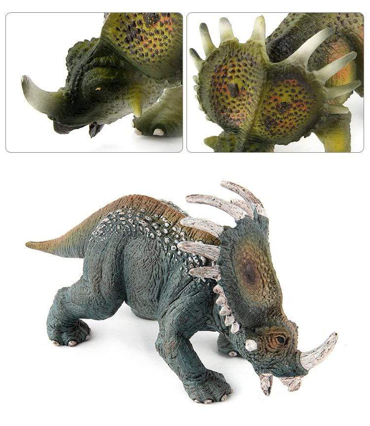 7‘’ Realistic Styracosaurus Dinosaur Solid Action Figure Model Toy Decor