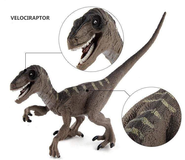 7‘’ Realistic Velociraptor Dinosaur Solid Action Figure Model Toy Decor