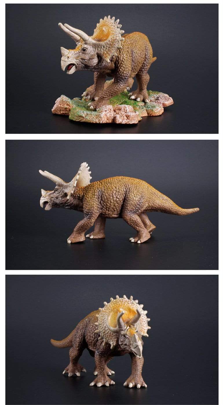 8‘’ Realistic Triceratops Dinosaur Solid Action Figure Model Toy Decor