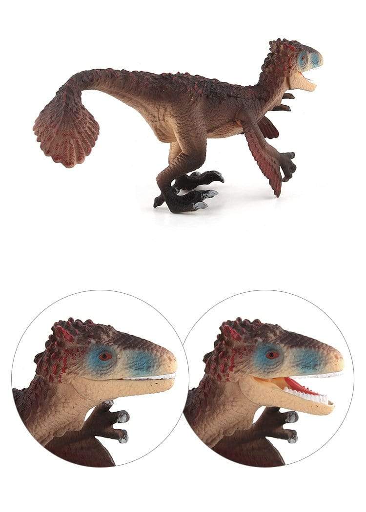 8‘’ Realistic Utahraptor Dinosaur Solid Action Figure Model Toy Decor