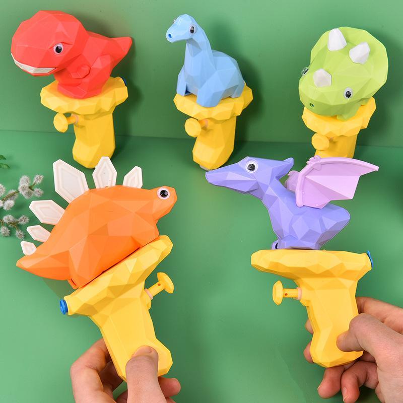Cute Dinosaur Shape Water Squirt Gun Blaster Shooter Small Bathtub Bath Outdoor Toy