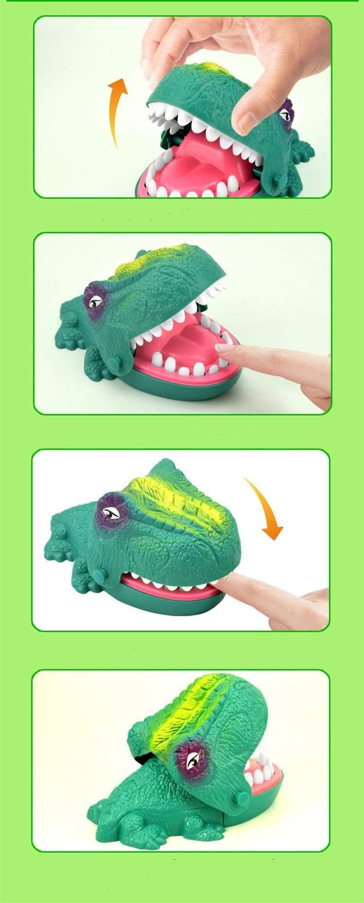 Dinosaur Biting Finger Toy TRex Dentist Game Funny Toy Party Game for Kids