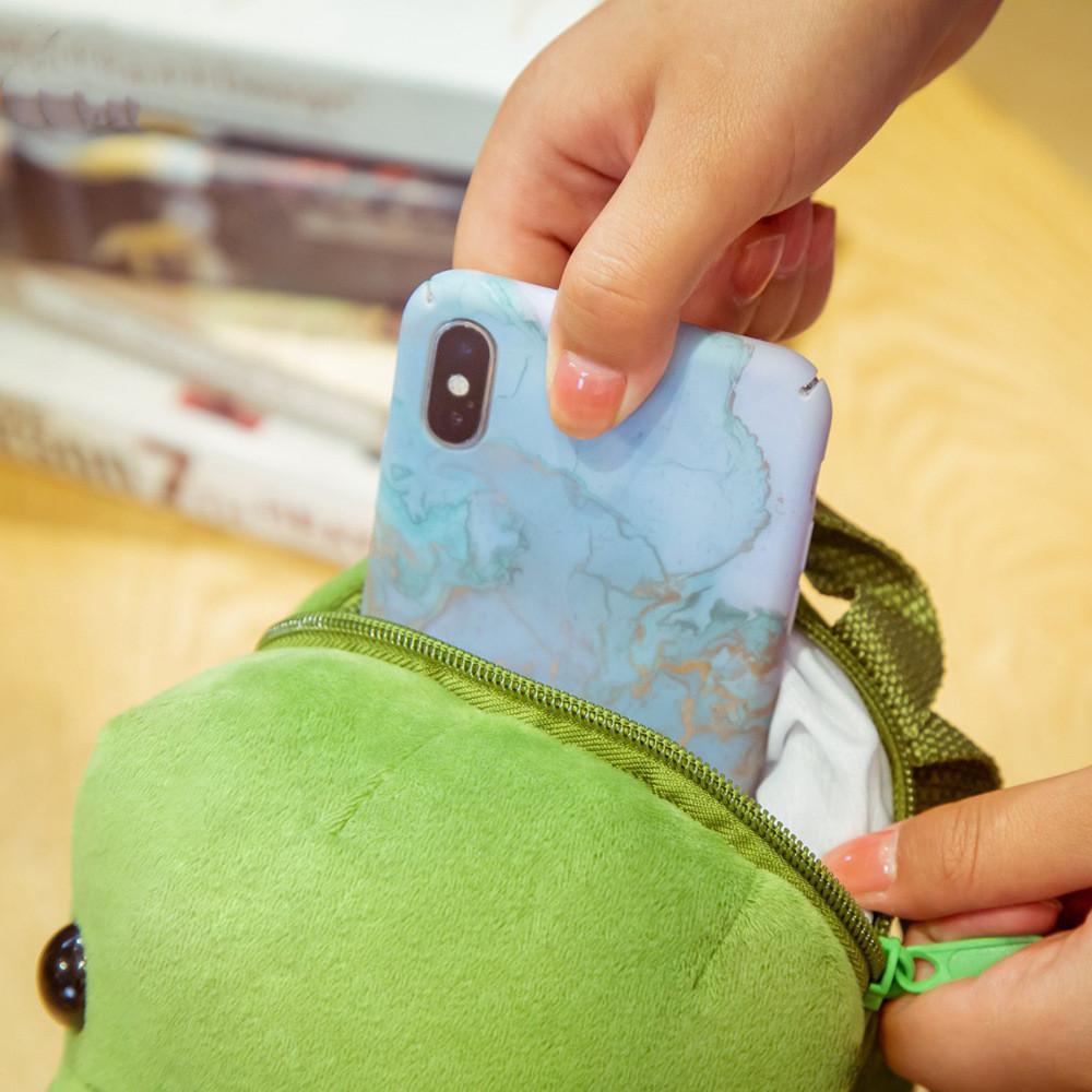 Dinosaur T Rex Bag Triceratops Backpack Soft Plush Toy Purse for Kids Gift