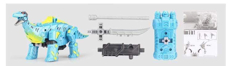 Large Dinosaur Robot Transforming Toys Transform Dinosaurs Action Figures 5 in 1 Playset