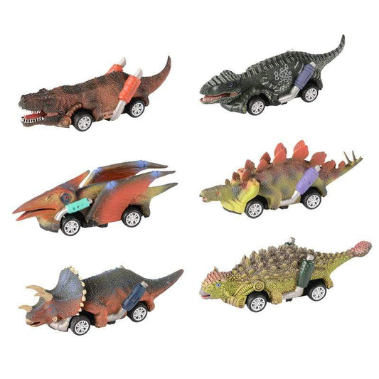 Mini Dinosaur Toy Pull Back Cars Dino Toy Cars for Boys Girls 3-6 Years Old