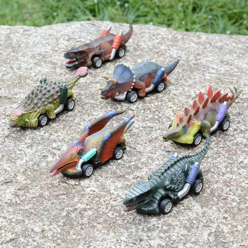 Mini Dinosaur Toy Pull Back Cars Dino Toy Cars for Boys Girls 3-6 Years Old