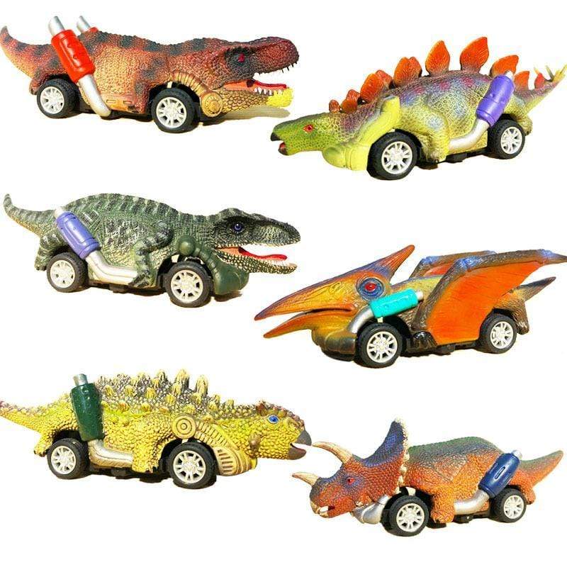 Mini Dinosaur Toy Pull Back Cars Dino Toy Cars for Boys Girls 3-6 Years Old