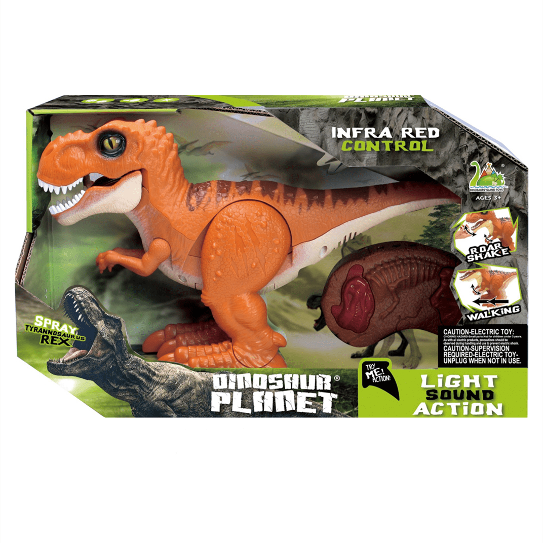 Remote Control Dinosaur T Rex Toys Realistic Walking Good Dinosaur Toys Light Sound Spray Action Figure