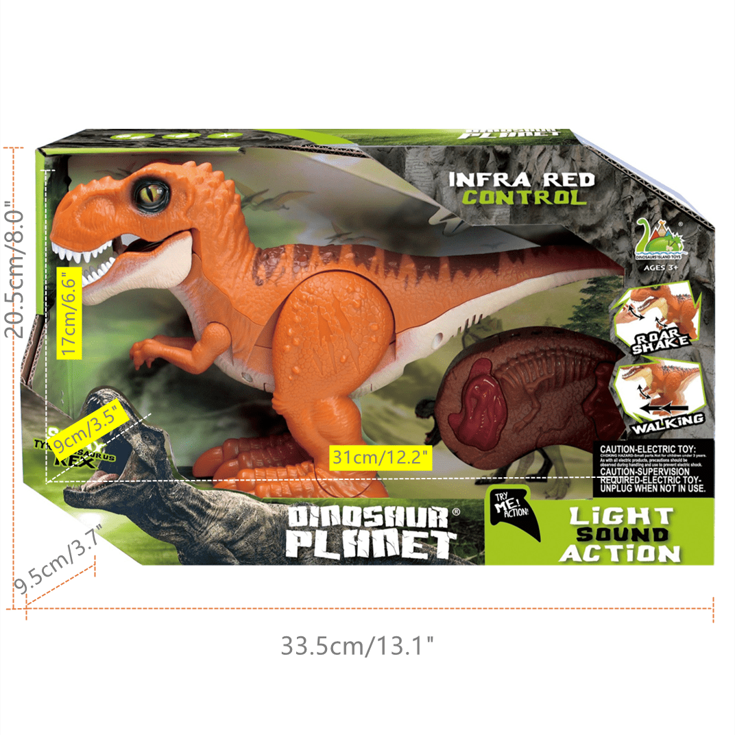Remote Control Dinosaur T Rex Toys Realistic Walking Good Dinosaur Toys Light Sound Spray Action Figure
