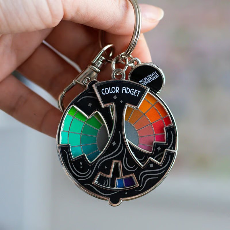 Color Fidget Enamel Pin (A Wheel Of Twenty Hues)