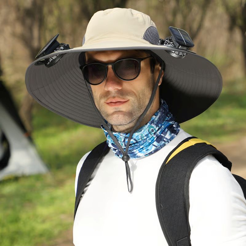 🎁Best father‘s Day Gifts❤2025 New Ultralight Solar Fan Sun Hat – Lighter Than a Baseball!⚾(Only 11oz)