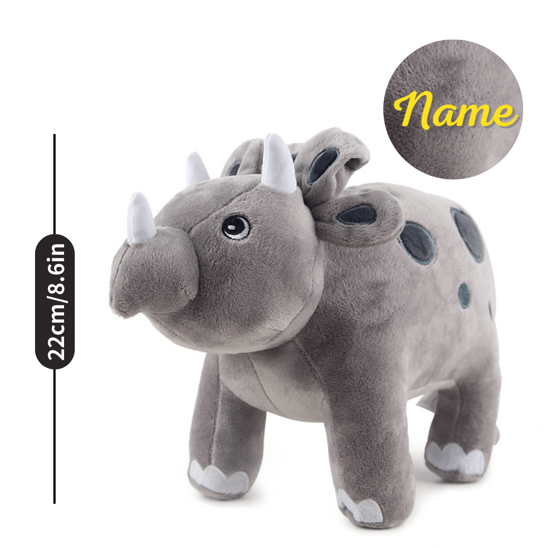 Name Personalized Dinosaur Stuffed Animal Cute T Rex Plush Toy for Boys Girls Birthday Gifts