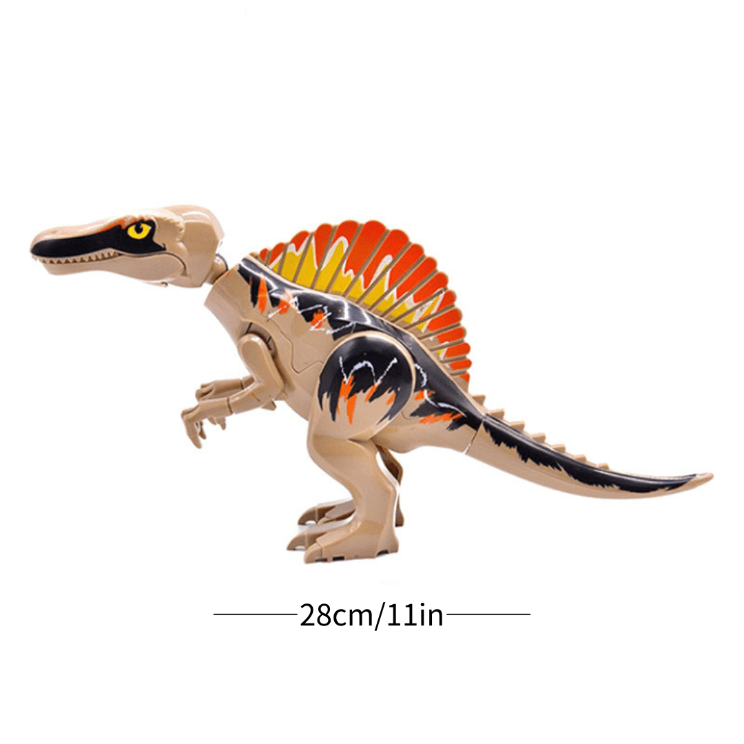 12" Dinosaur Jurassic Theme DIY Action Figures Building Blocks Toy Playsets