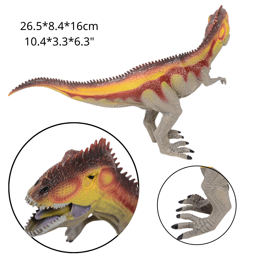10" Realistic Giganotosaurus Dinosaur Solid Action Figure Model Toy Decor